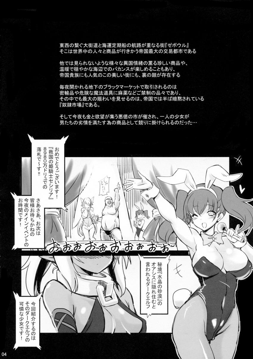 奴隷市場のダークエルフ : 003