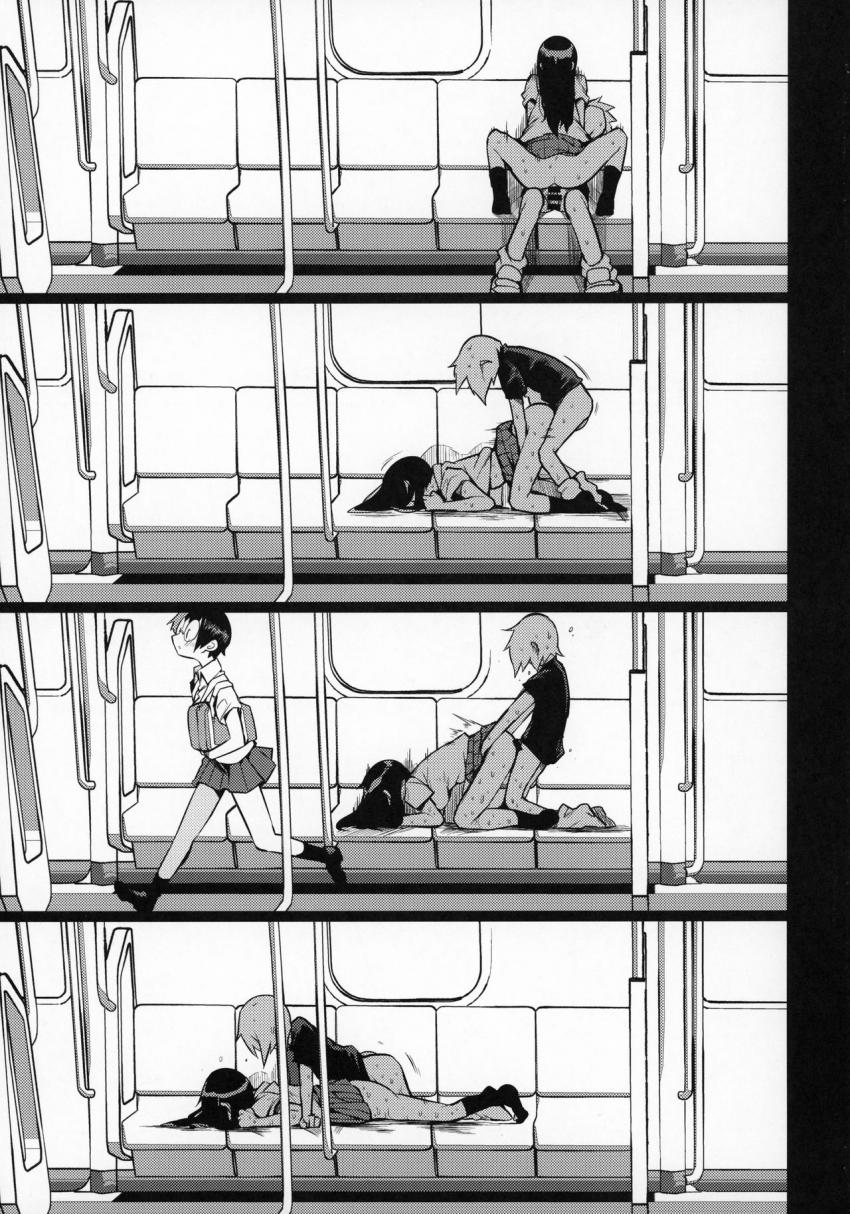 ドスケベ女性専用車両に僕 : 032