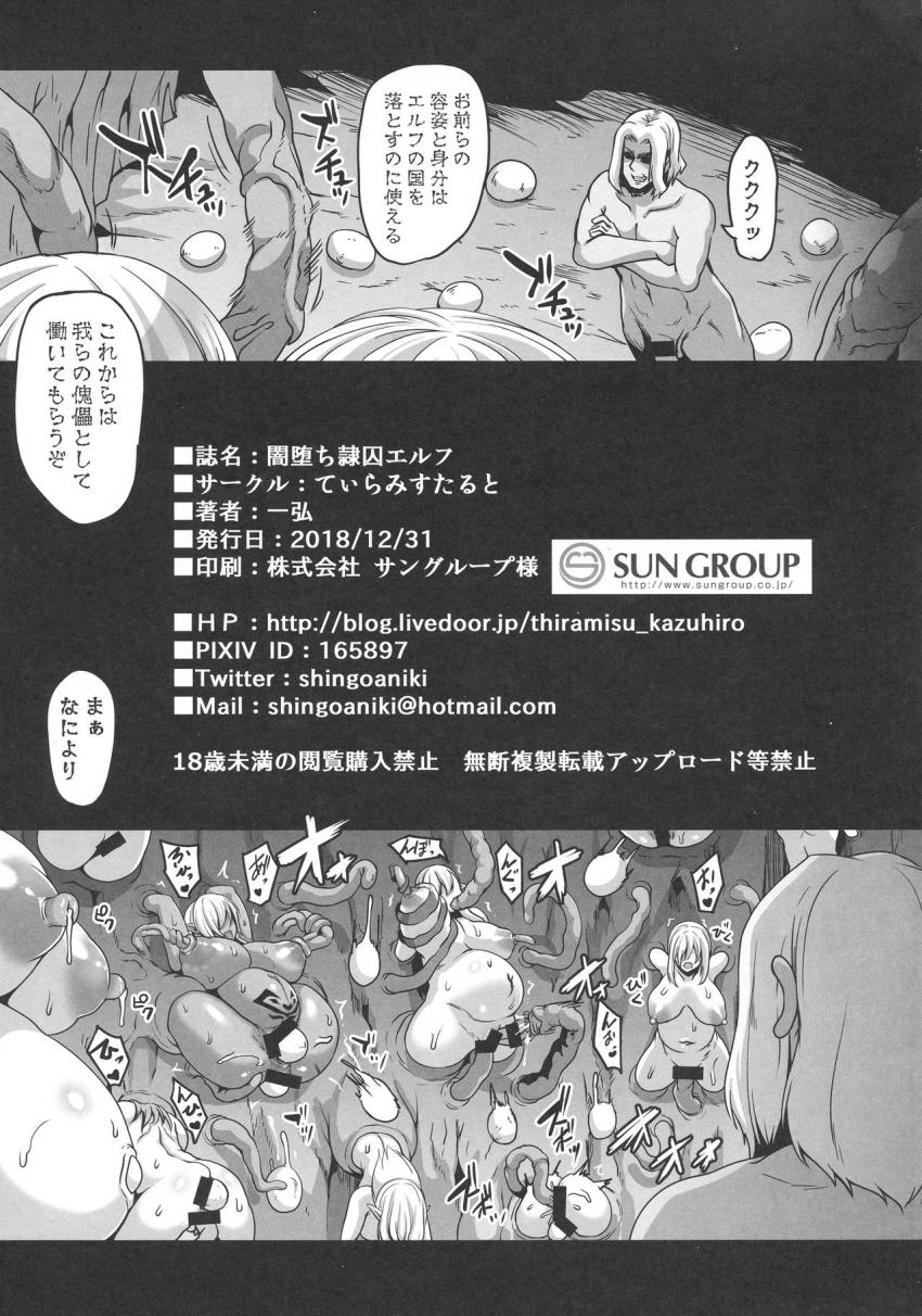 闇堕ち隷囚エルフ : 040