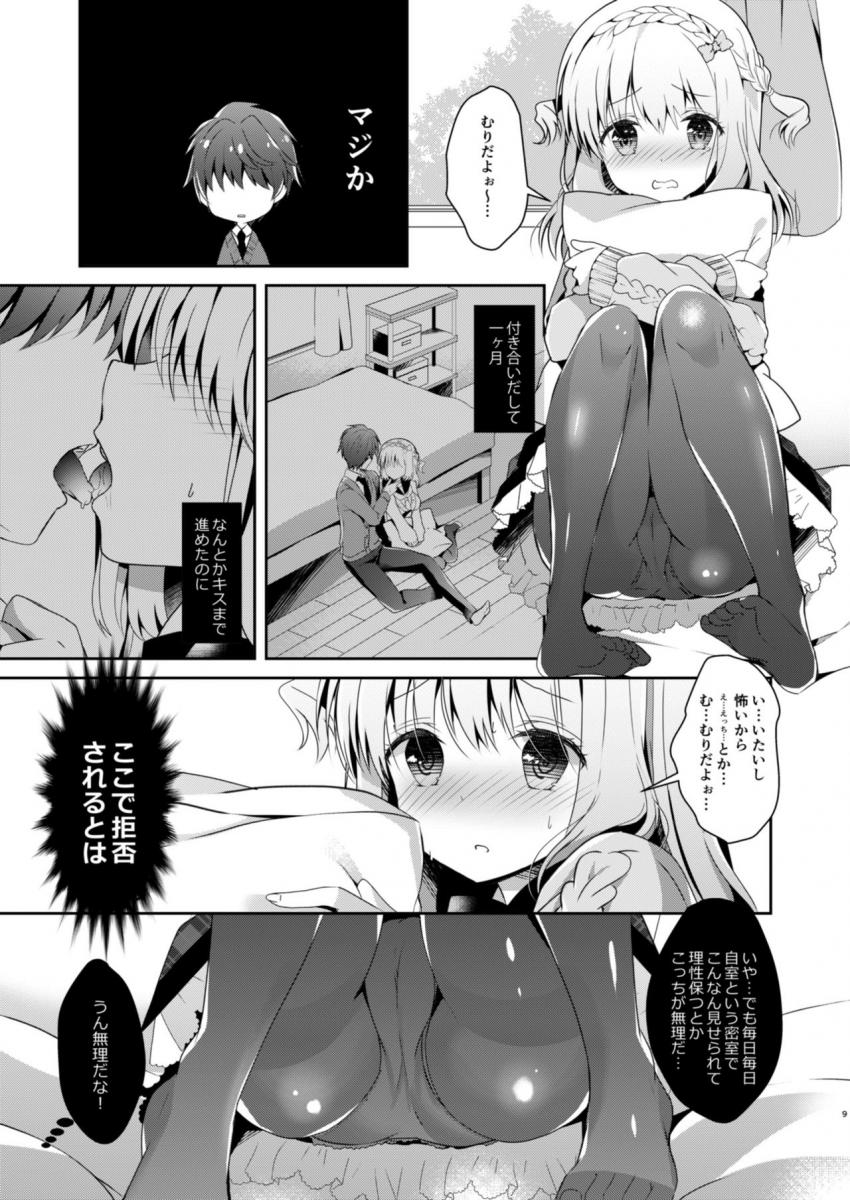 幼馴染で恋人の彼女とはじめてのXXX : 008