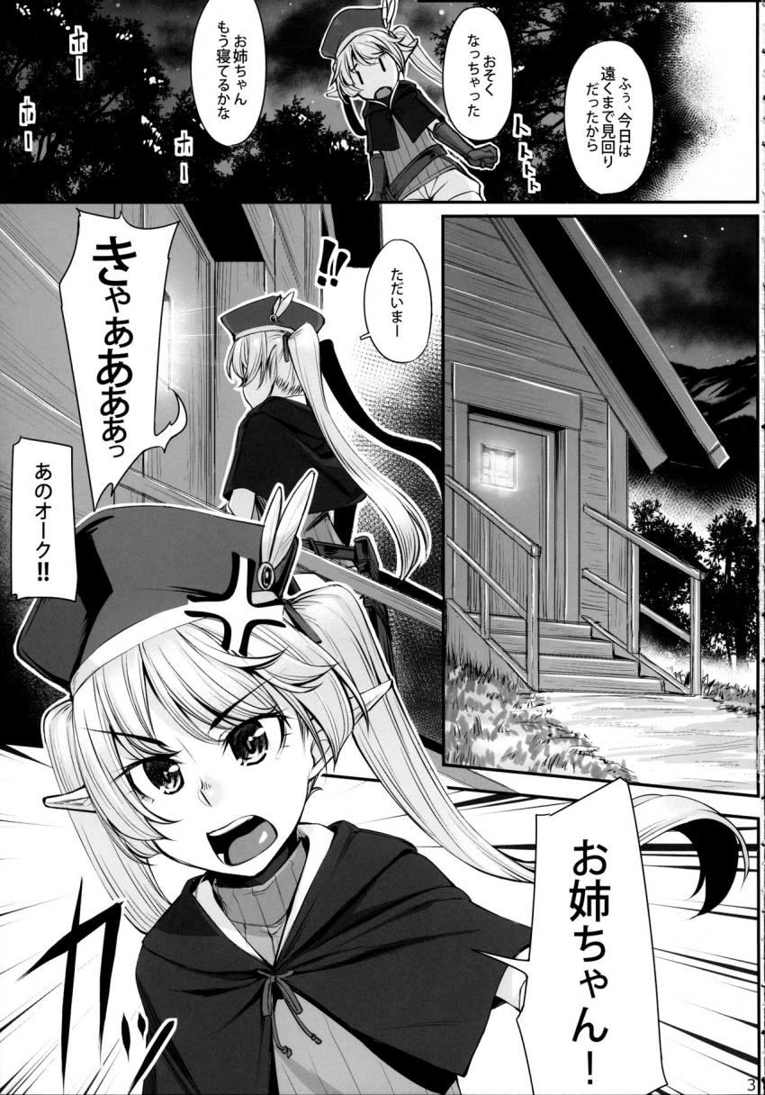 エルフ姉妹とオークさん : 004