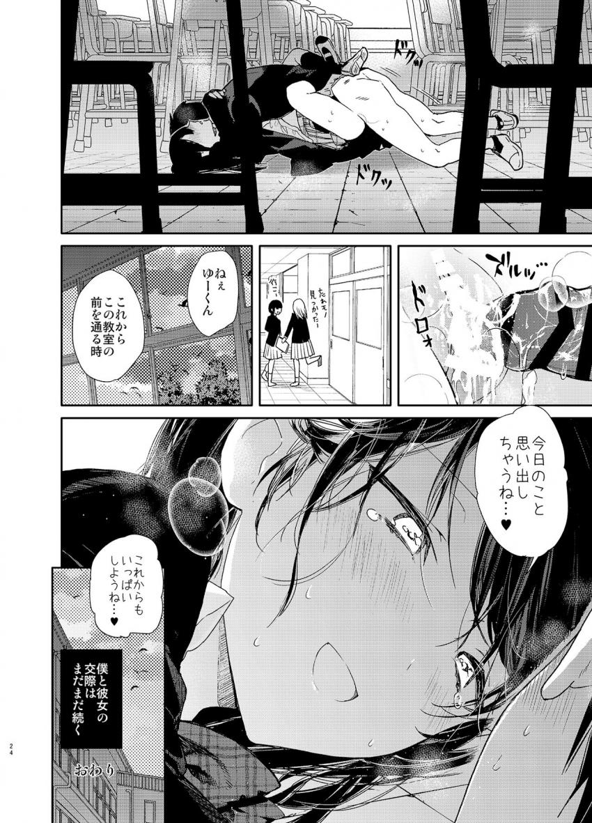 交際半年目の彼女と放課後とろとろえっち : 023
