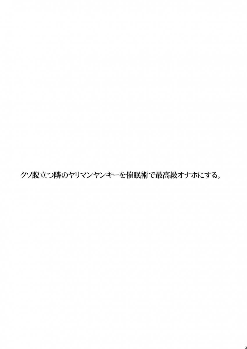 クソ腹立つ隣のヤリマンヤンキーを催眠術で最高級オナホにする。 : 002