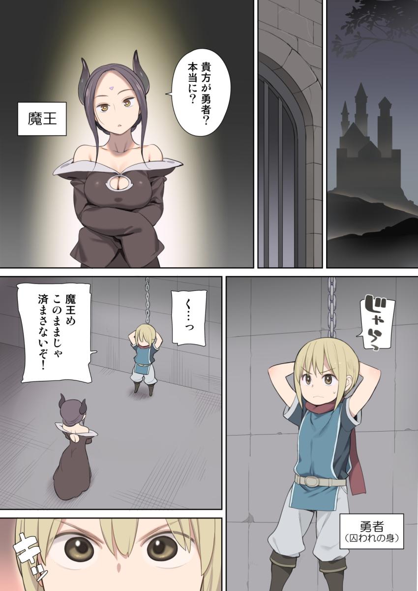 囚われ勇者と魔王(女)とエルフ