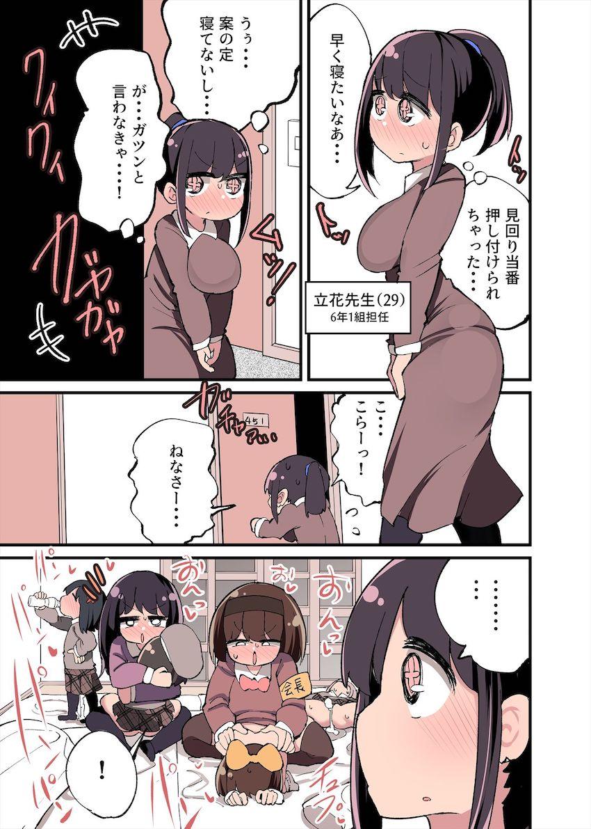 ちんちん生えちゃった!私だって遺伝子残せるのよ! : 042