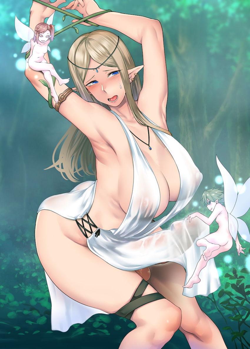 ふたなりエルフと妖精の森 : 021