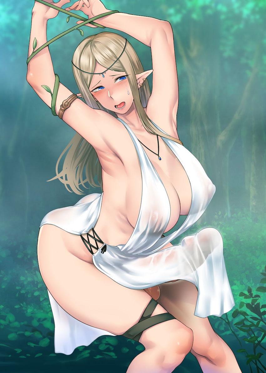 ふたなりエルフと妖精の森 : 022