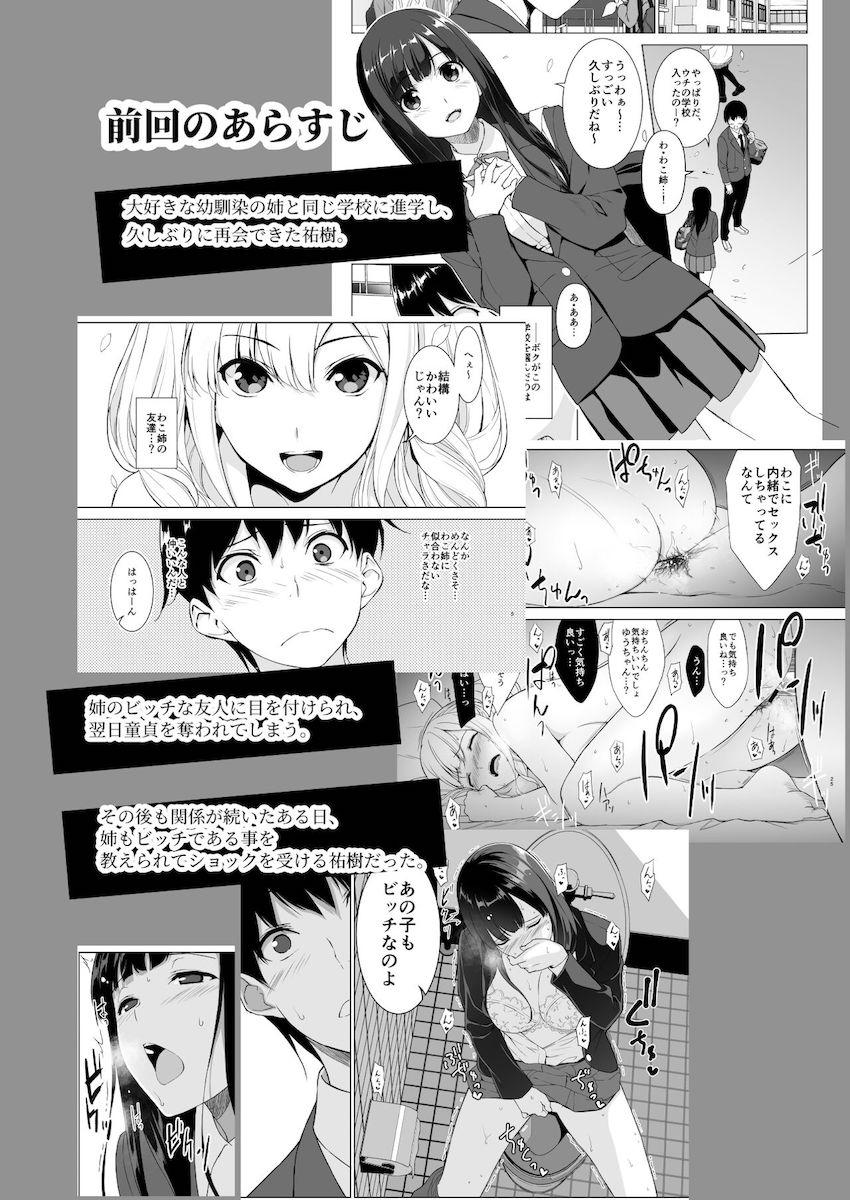 清楚な姉が好きなのに、ビッチとセックスしてる俺2 : 002