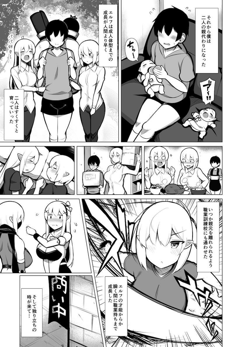 拾った捨てエルフ達に溺愛されて敷かれるまでの話 : 005