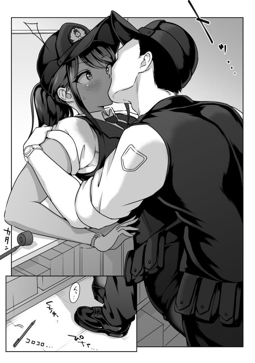 憧れの僕の先輩と勤務中の交番でむれむれパンストセックス漬け。 : 019