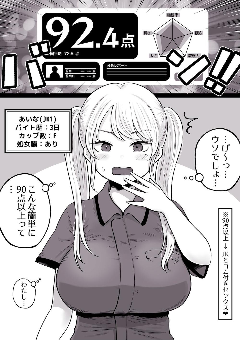 カラオケチャレンジ 〜高得点でJK店員とエッチ〜 : 008